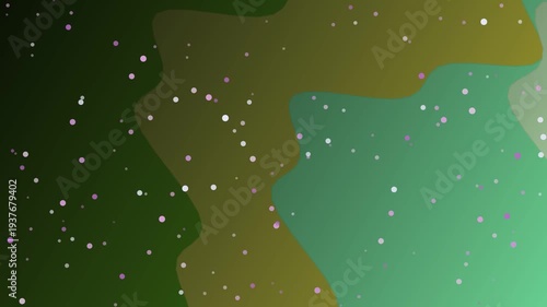 abstract green background with white dots, nature-inspired design