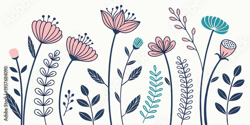 Gemini said

Vintage vector illustration of a seamless floral pattern featuring colorful flowers, green leaves, and delicate butterflies on a summer nature background for textile design