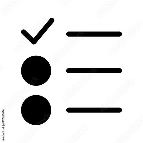 Survey Icon Vector Symbol Design Illustration