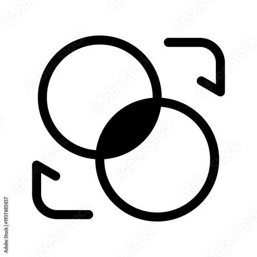 Exchange Icon Vector Symbol Design Illustration