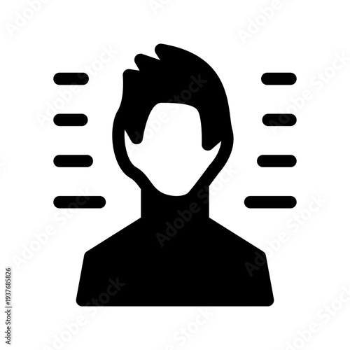 Suspected Icon Vector Symbol Design Illustration