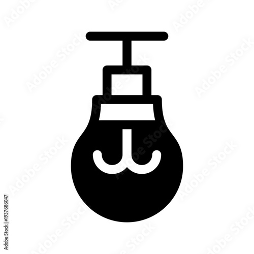 Light Bulb Icon Vector Symbol Design Illustration