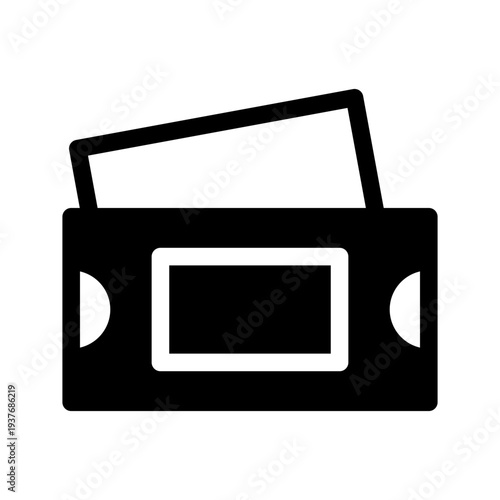 Ticket Icon Vector Symbol Design Illustration