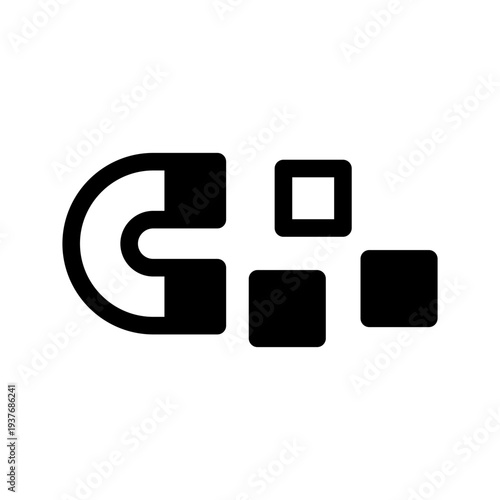 Magnet Icon Vector Symbol Design Illustration