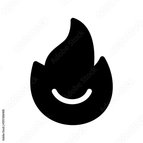Fire Icon Vector Symbol Design Illustration