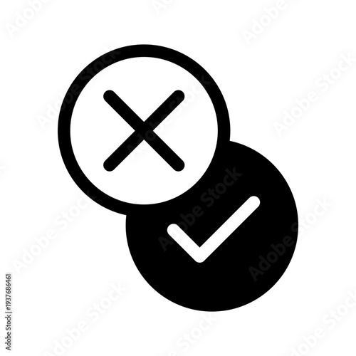 Accept Icon Vector Symbol Design Illustration