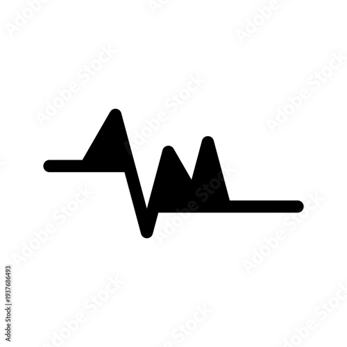 Heartbeat Icon Vector Symbol Design Illustration