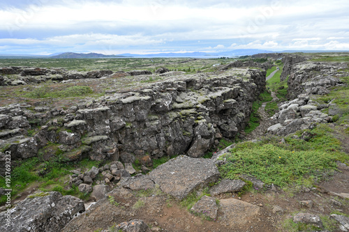 View of Thingvellir in Iceland