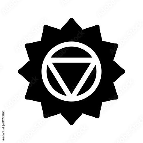 Chakra Icon Vector Symbol Design Illustration