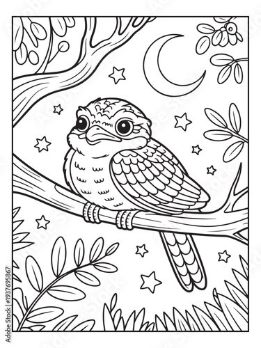 Obraz na plátně Cute animals with a forest background for kids, teens, and adults