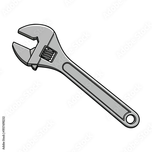 Adjustable Wrench Tool for Tightening and Loosening Bolts and Nuts
