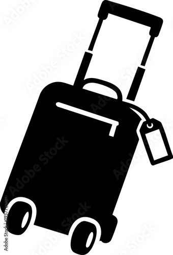 Travel suitcase luggage on wheels