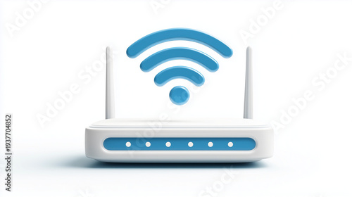 Obraz na płótnie wi fi router