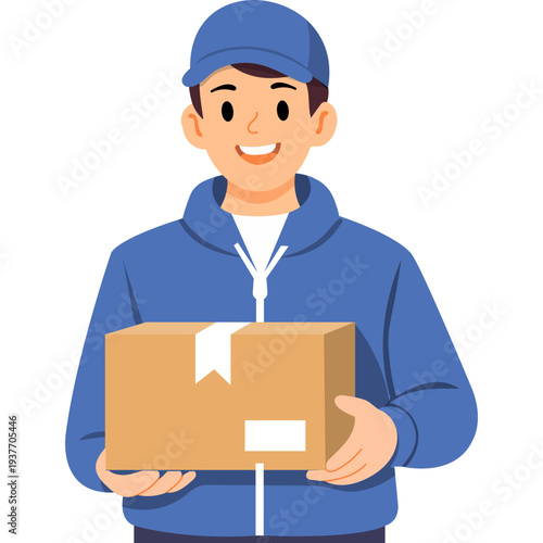 Illustration of Delivery Holding Box