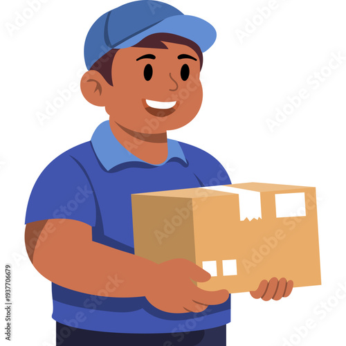 Illustration of Delivery Holding Box Collection