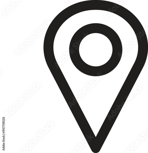 Modern universal icon set vector featuring world earth globe, email envelope, style camera, location map pin, moon with star symbols, clean minimal editable EPS icons for mobile apps, web