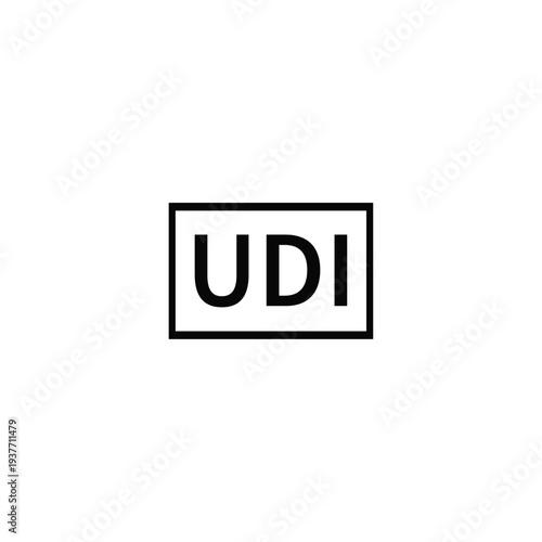 Modern UDI logo design