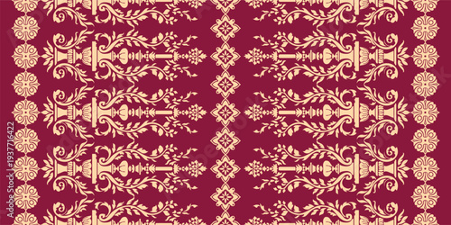 Ethnic Motifs Ikat floral paisley embroidery floral. ikat Saree Sarong oriental pattern traditional.Ikat embroidery style abstract embroidery design for texture,fabric,clothing,wrapping,decoration