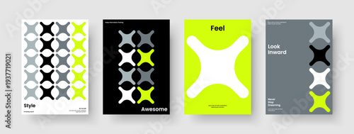 Geometric Brochure Template. Creative Report Design. Modern Business Presentation Layout. Background. Book Cover. Banner. Flyer. Poster. Brand Identity. Handbill. Leaflet. Magazine. Journal