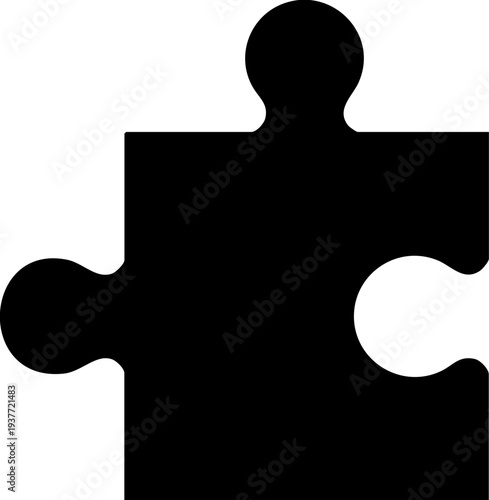 Business puzzle connection icon