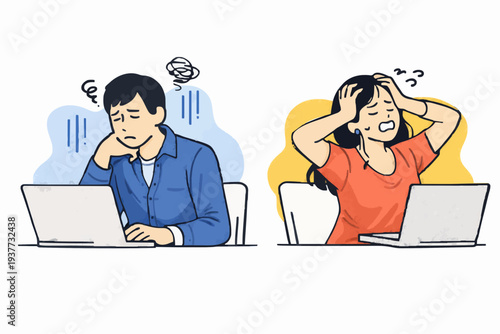 People with computer problems