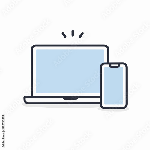 Device Connection Simple Icon