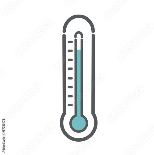 温度計のイラスト（熱中症対策・室温管理アイコン）