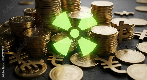 Fortune and Fission Economic Risk of Nuclear Proliferation, Glowing Currency, Global Finance, Geopolitical Wealth, Danger