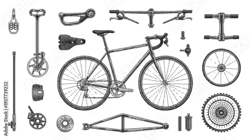 Bicycle parts and accessories for cycling and repair