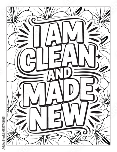 Christian Inspirational Coloring Page