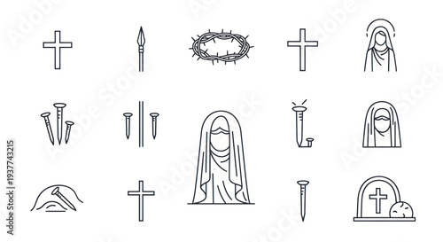Christian Religious Symbols and Icons.