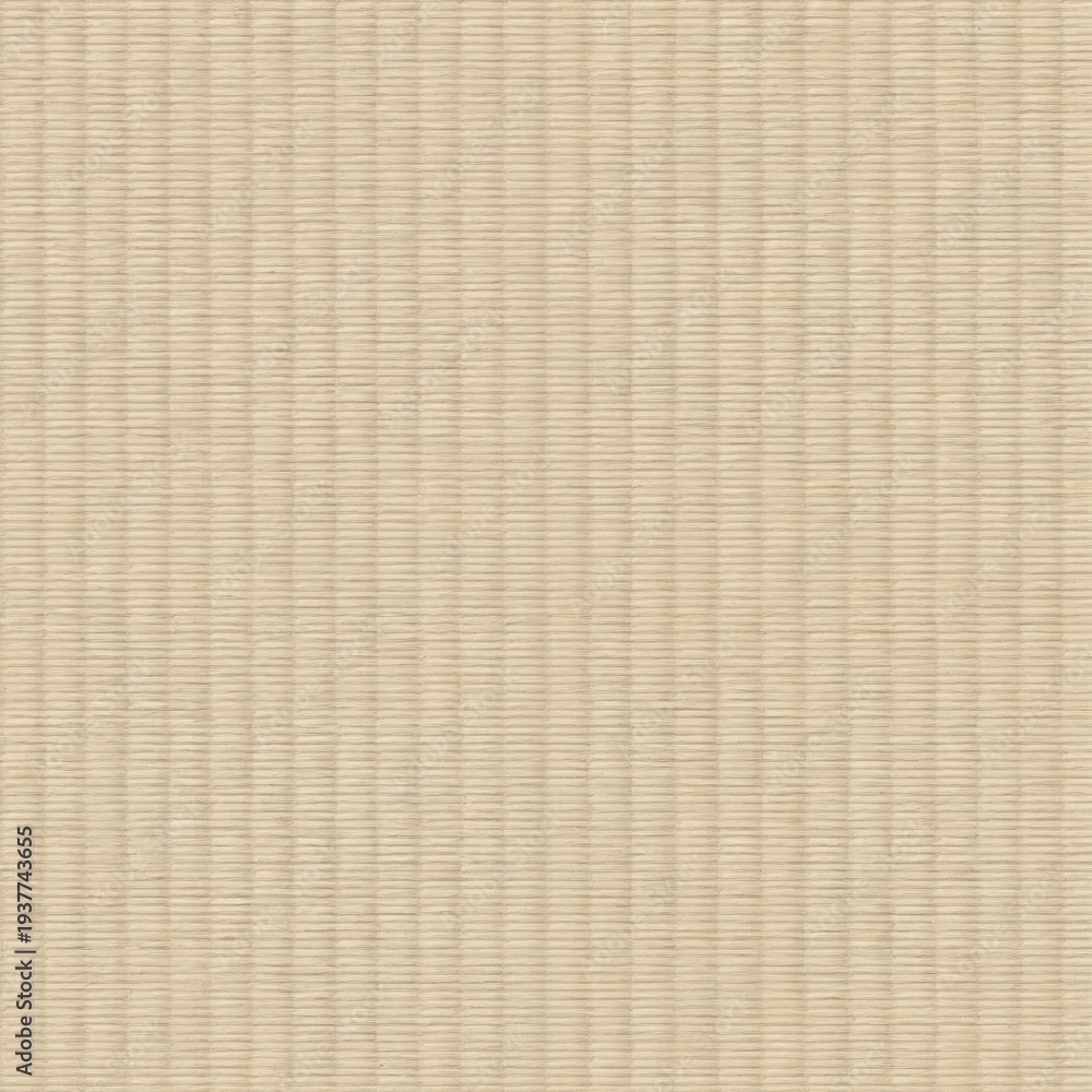 Fototapeta premium Neutral woven grasscloth texture with warm earthy tones and natural lines. Organic material background for design. Adds depth and organic feel.