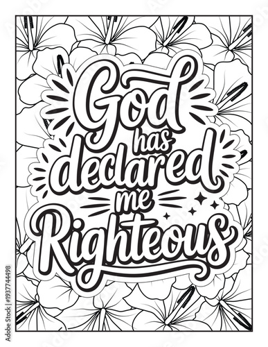 Christian Inspirational Coloring Page
