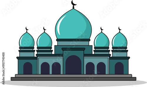 Islamic Mosque Illustration
