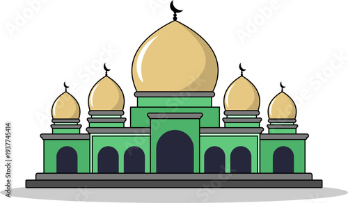 Islamic Mosque Illustration