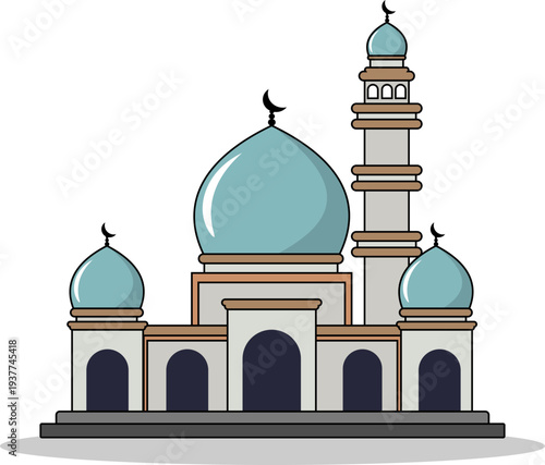 Islamic Mosque Illustration