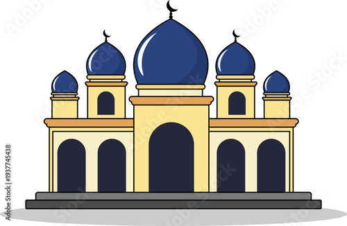 Islamic Mosque Illustration