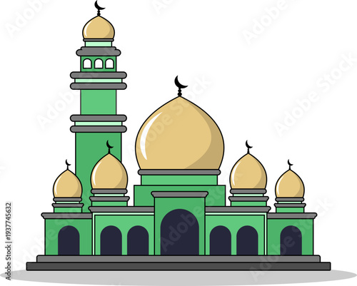 Islamic Mosque Illustration
