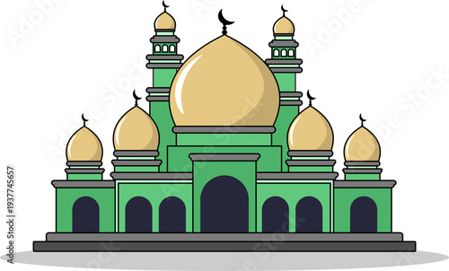 Islamic Mosque Illustration