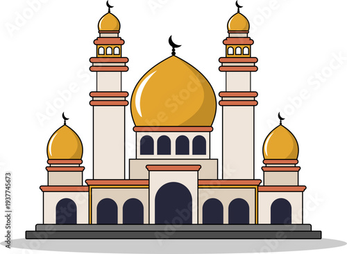 Islamic Mosque Illustration