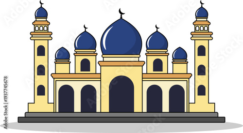 Islamic Mosque Illustration