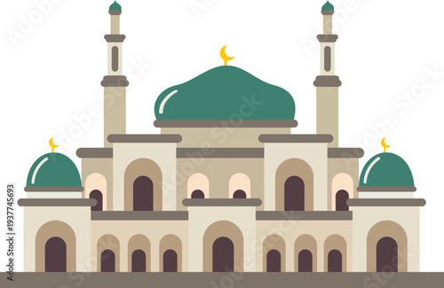 Islamic Mosque Illustration