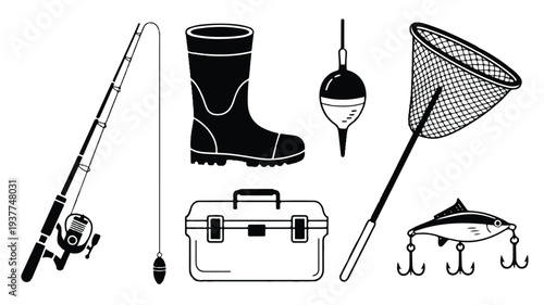 Fishing equipment and gear for angling and catching fish