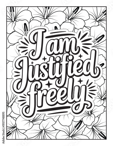 Christian Inspirational Coloring Page