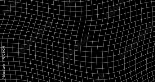 Mesh Grid latticed with distort deform effect Distortion deformation Abstract Pattern