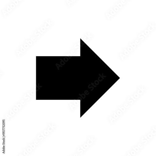 Black arrow pointing right, indicating forward movement or next step.