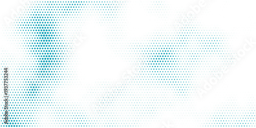 Transparent Vector Gradient Blue Color Halftone Background Staggered Dots Pattern modern dotted. Retro vector design template