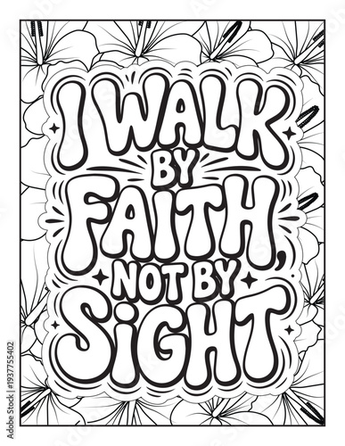 Christian Inspirational Coloring Page