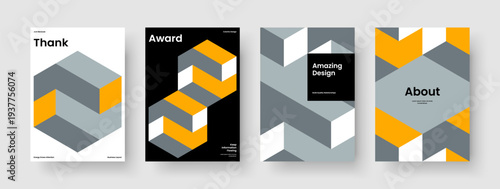 Creative Book Cover Design. Geometric Background Template. Modern Flyer Layout. Report. Brochure. Business Presentation. Poster. Banner. Catalog. Magazine. Handbill. Leaflet. Pamphlet. Newsletter