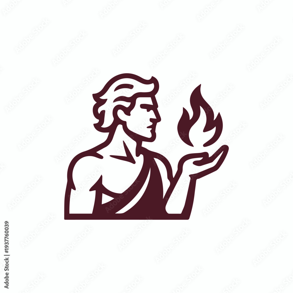 Obraz premium Modern Prometheus Logo